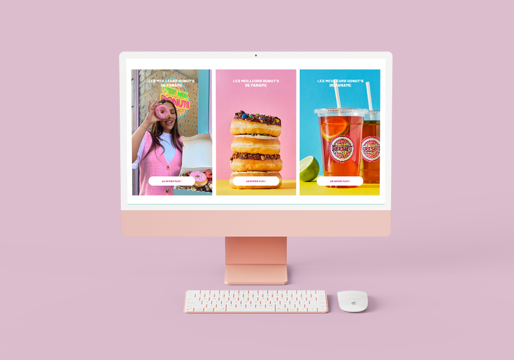 Site web C'est mon donuts